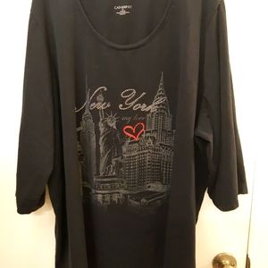 Catherines  New York Graphic Top